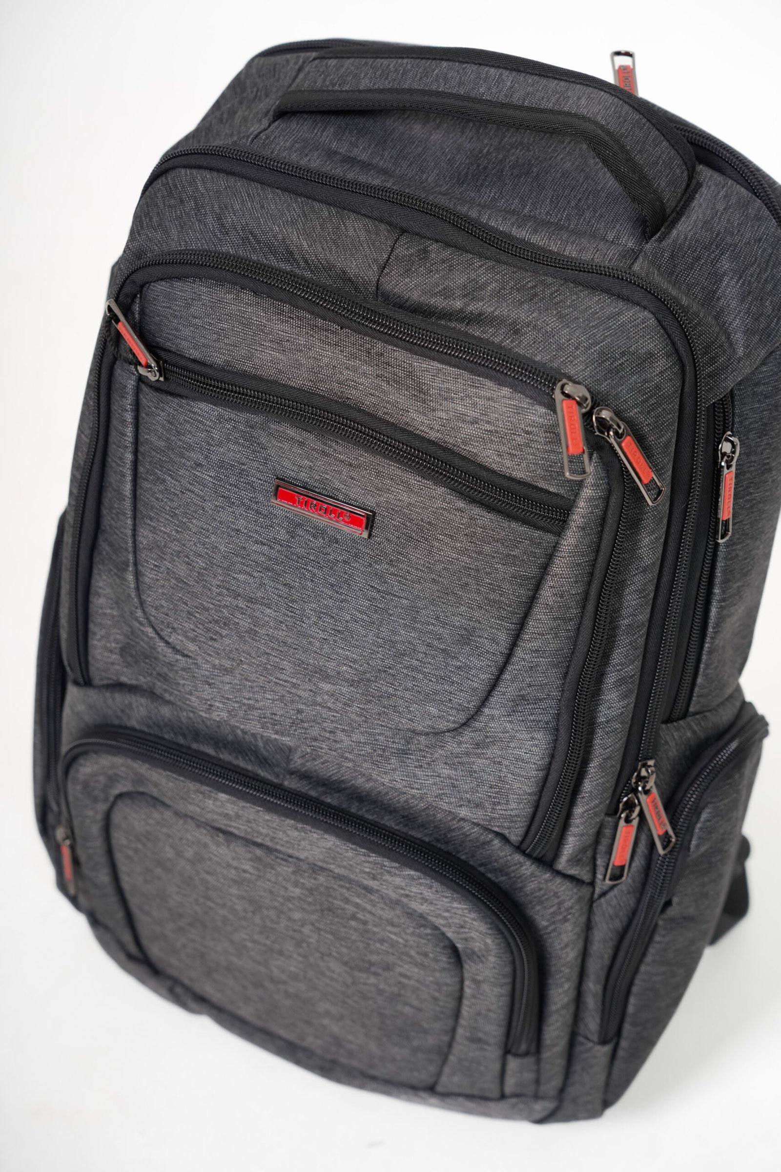 Tiroll Multi-Pocket Heather Backpack - Image 2